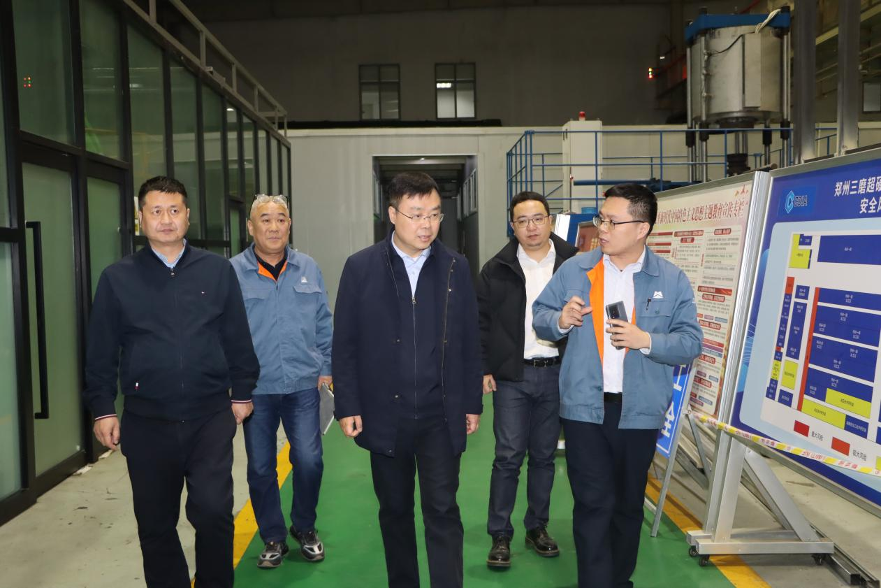 豫資控股集團(tuán)黨委書記、董事長李明到國機(jī)金剛石（河南）有限公司開展項(xiàng)目調(diào)研